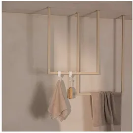 metallbude Handtuchhalter 2er-Set Tensi Stahl Cashew