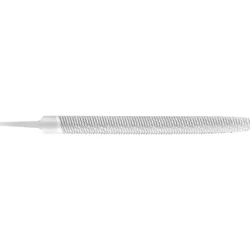 Angelfeile gefräst Halbrund-hohl 250mm Zahnung 1, grobe Zerspanung weicher Metalle