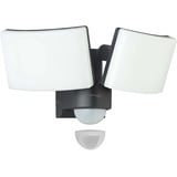 Oktaplex lighting Oktaplex LED Außenstrahler mit Sensor Cali Dos Schwenkbar IP65 Warmweiß mit Master Funktion