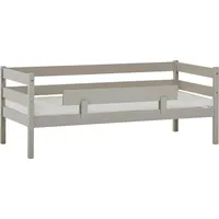 Hoppekids Einzelbett »ECO Comfort Kinderbett, Kiefer Massivholz, Jugendbett inkl. Rollrost«, 70x160 cm, wahlweise in verschieden Farben/ Matratze/ Absturzsicherung, grau