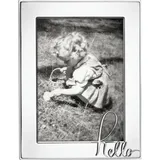 Kate Spade New York In A Word Hello 5x7" Picture Frame, Silver-Plated Metal