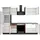 OPTIFIT Küchenzeile Madrid420 270 cm Rostrot/Anthrazit