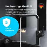 AM.PM Küchenarmatur X-Joy S Spültischarmatur Küche Spültisch-Einhebelmischer FXB05022 Schwarz