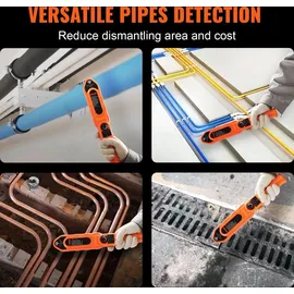 Vevor Leitungsverstopfungsdetektor 30m Kabel Erkennungsentfernung 0–40cm/0–15cm