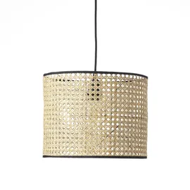 Brilliant Wiley 1-flg. Ø 30 cm rund Rattan/Metall beige