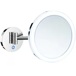 Smedbo Outline Kosmetikspiegel mit LED-Beleuchtung, batteriebetrieben FK485E, Kosmetikspiegel, chrom