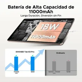 Doogee Tab E3 Pro 4G 13,0" 2023 32 GB RAM 256 GB Grau