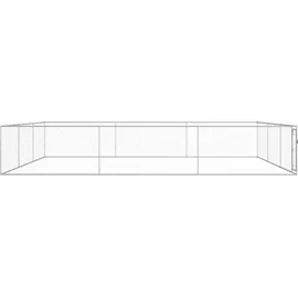 vidaXL Outdoor-Hundezwinger Verzinkter Stahl 6 x 6 x 1 m