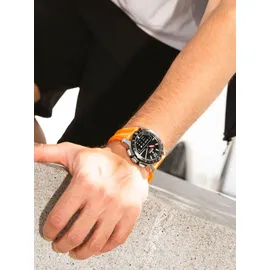 Festina Connected D 44 mm BT Titan Schwarz / Orange F23000/D