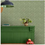Joules Vliestapete Ditsy Floral, glatt, (1 St), Design Tapeten grün