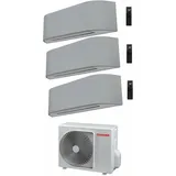 Toshiba - inverter klimagerät trial split inverter haori serie 10000+10000+13000 (9000+9000+12000) mit ras-3m18u2avg-e wi-fi integriert