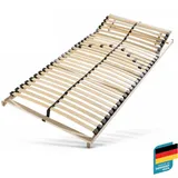 Lattenrost Standard, Beco, Kopfteil manuell verstellbar, Fußteil nicht verstellbar, mit Kopfverstellung und Härteregulierung 80 cm x 200 cm x 7,5 cm