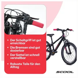 S'COOL Xroc pro 20 Zoll RH 31 cm Orange/Pink