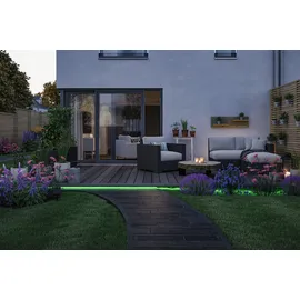 Paulmann LED Stripe Solar 5m RGB dimmbar inkl. Fernbedienung schwarz