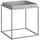 Tectake Beistelltisch Grau Metall 40 x 40 x 44 cm
