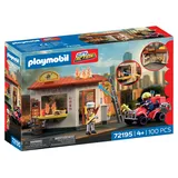 Playmobil City Action Feuerwehr-Quad mit Burger-Bude 72195