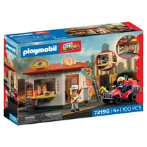 Playmobil City Action Feuerwehr-Quad mit Burger-Bude 72195