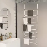 VidaXL Hängender Wäschetrockner 5 Etagen Aluminium