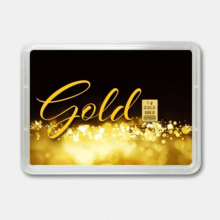 Goldbarren 1g 