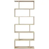 CaliCosy Bücherregal 80 x 24 x 192 cm Braun