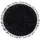 Beliani Bitlis Shaggyteppich 140 x 140 cm Schwarz