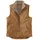 CARHARTT Washed Duck Lined Mock Neck Vest Carhartt® Brown L