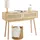Vevor Rattan-Konsolentisch 100 x 40 x 75 cm Natur