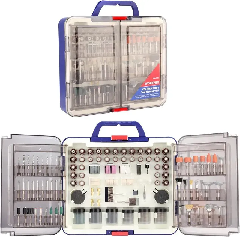 WORKPRO 476-teiliges Set an Drehwerkzeugzubehör, Vatertagsgeschenk, 1/8