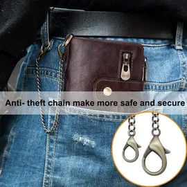 luxuskollektion Herren Geldbörse RFID Schutz braun