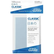 Ultimate Guard Sammelkarte Classic Soft Sleeves Japanische Größe Transparent (100)