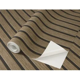 Rasch Textil Echo Vliestapete 6,00 m x 0,53 m 1 St Braun/Schwarz