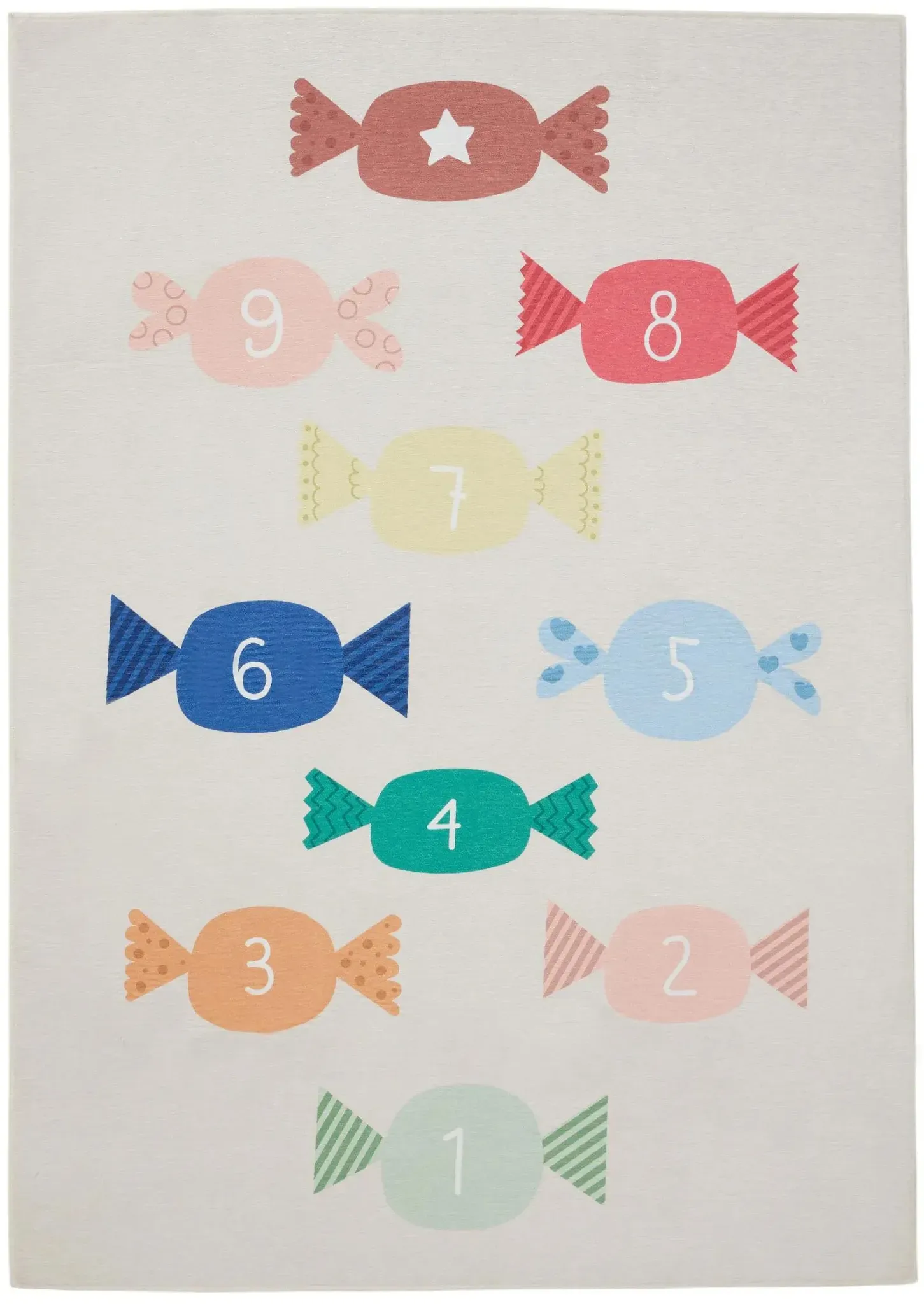 Lytte Kinderteppich Pepe Multicolor 120x170 cm - Teppich für Kinderzimmer