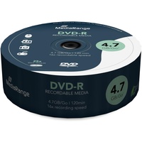 MediaRange DVD-R 4,7GB 120min 16x 25er Spindel