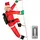 monzana Weihnachtsmann Leiter 240 cm Kunststoff 1 Stück Rot/Weiß