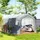 Outsunny Gerätehaus 4,47 x 3 m Hellgrau