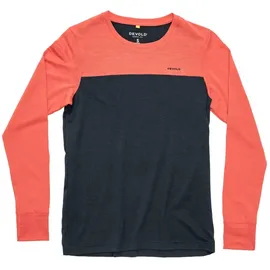 Devold Classic Linear LS Wmn, M Ink/Coral