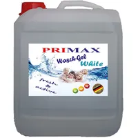 Primax Universal Vollwaschmittel Gel, 5 Liter für Familien mit Kindern, Reinheit, Strahlende Wäsche und Frische für Ihre Wäsche - Waschgel im Familienpack Primax WhiteWash