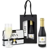 Böttcher-AG Geschenkset DIVA und Piccolo, Lindt DIVA Trüffel und Piccolo Perlwein