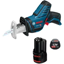 Bosch Akku-Säbelsäge GSA 12V-14 / 1x 2,0 Ah Akku