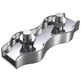 Dörner + Helmer Seilklemme 8mm Weiß / Edelstahl
