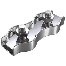 Dörner + Helmer Seilklemme 8mm Weiß / Edelstahl