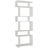 woody fashion Bücherregal 165 x 19,5 x 60 cm Weiß