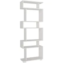 woody fashion Bücherregal 165 x 19,5 x 60 cm Weiß