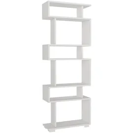 woody fashion Bücherregal 165 x 19,5 x 60 cm Weiß