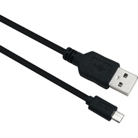 Helos Anschlusskabel, USB 2.0 A Stecker/Micro-B Stecker, 2,0m, schwarz