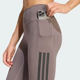 adidas Optime Workout 3-Streifen 7/8 Leggings Charcoal S