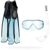 Cressi Unisex Tauchset Rondinella Bag, aquamarine, 37/38,
