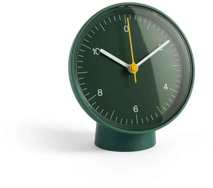 Zubehör HAY, Table Clock, Grün, für Wohnzimmer, Aluminium, Design - 13 - 14.5