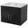 MCW Waschbeckenunterschrank, Schwarz, Holzwerkstoff, 59x48x46 cm, Badezimmer, Badezimmerschränke, Waschbeckenunterschränke