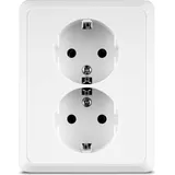 REV Ritter Doppelsteckdose 2 St. Weiß